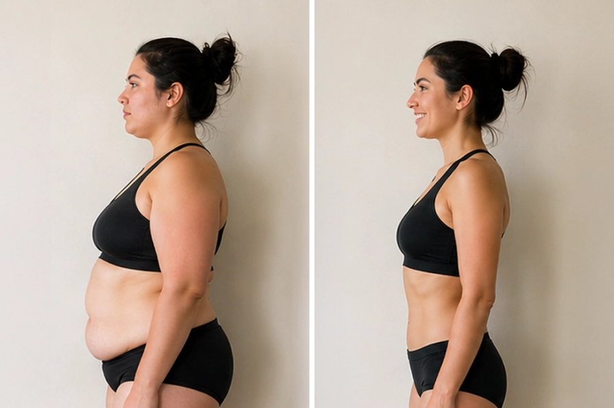 Maria L. before and after